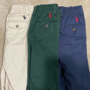 Polo by Ralph Lauren Kids' Chino Pants - Navy, Green, and Cream